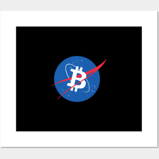 Bitcoin SPACE 2 Posters and Art